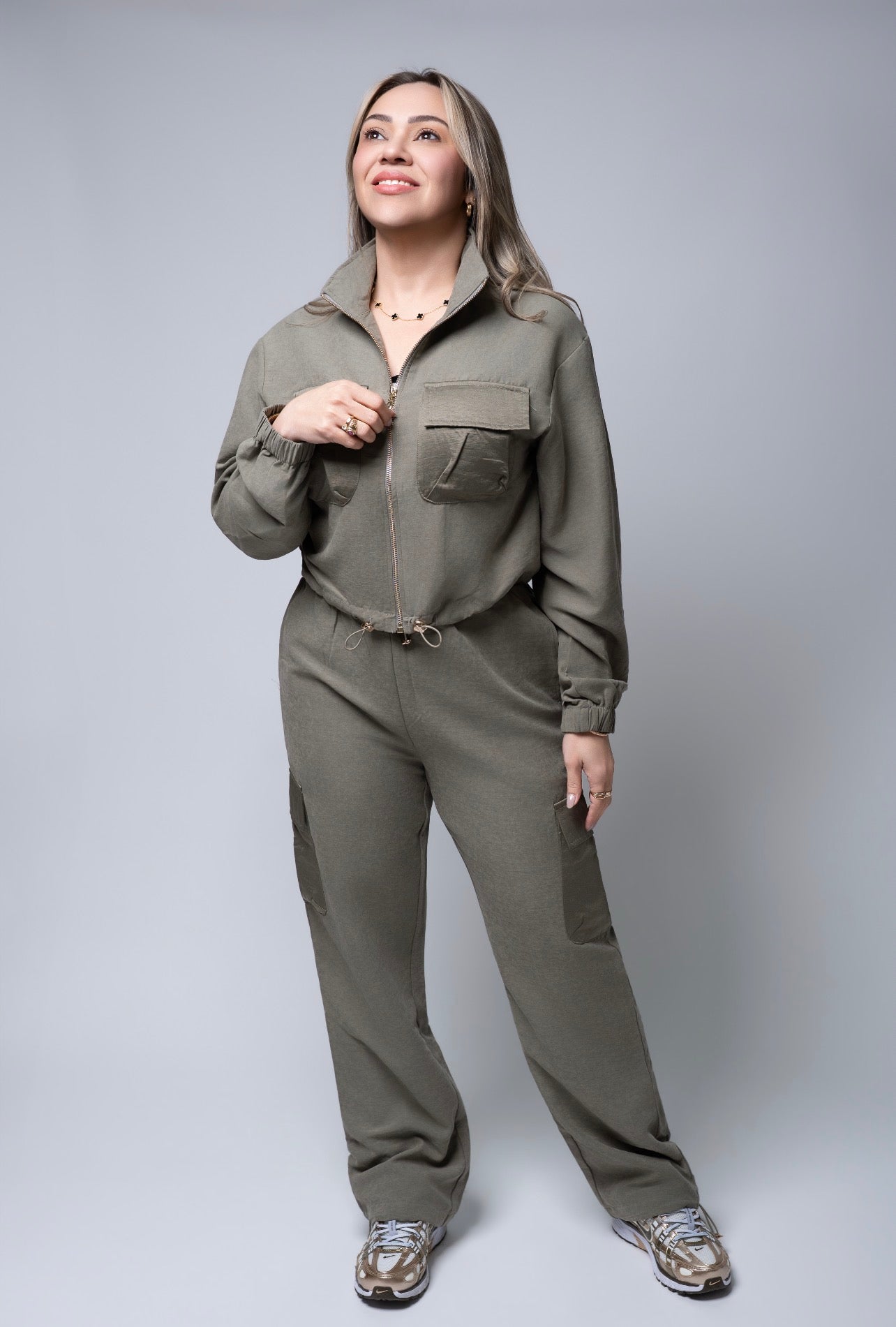 Olive Stylish Sport Set
