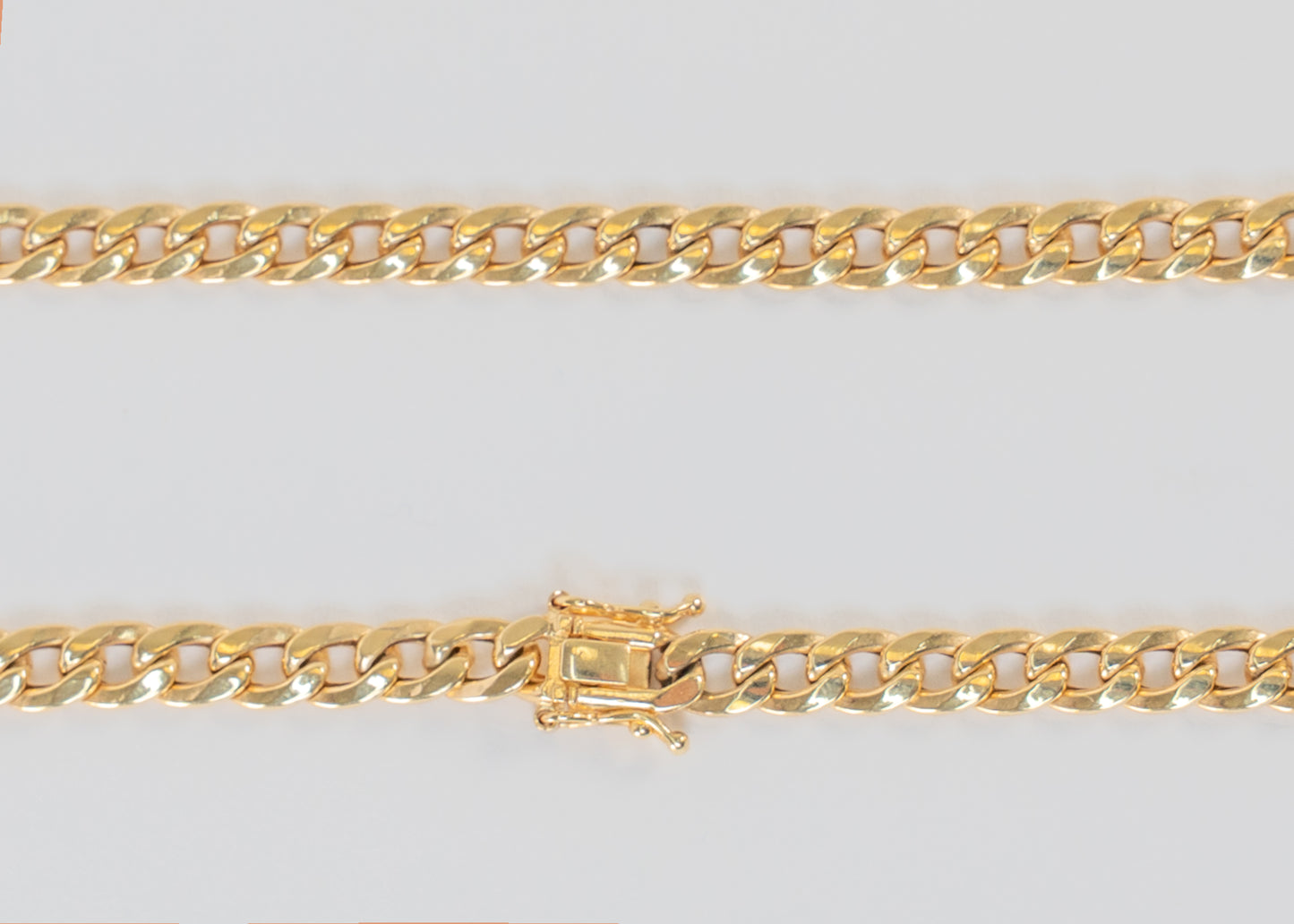 Cuban necklace 18k gold