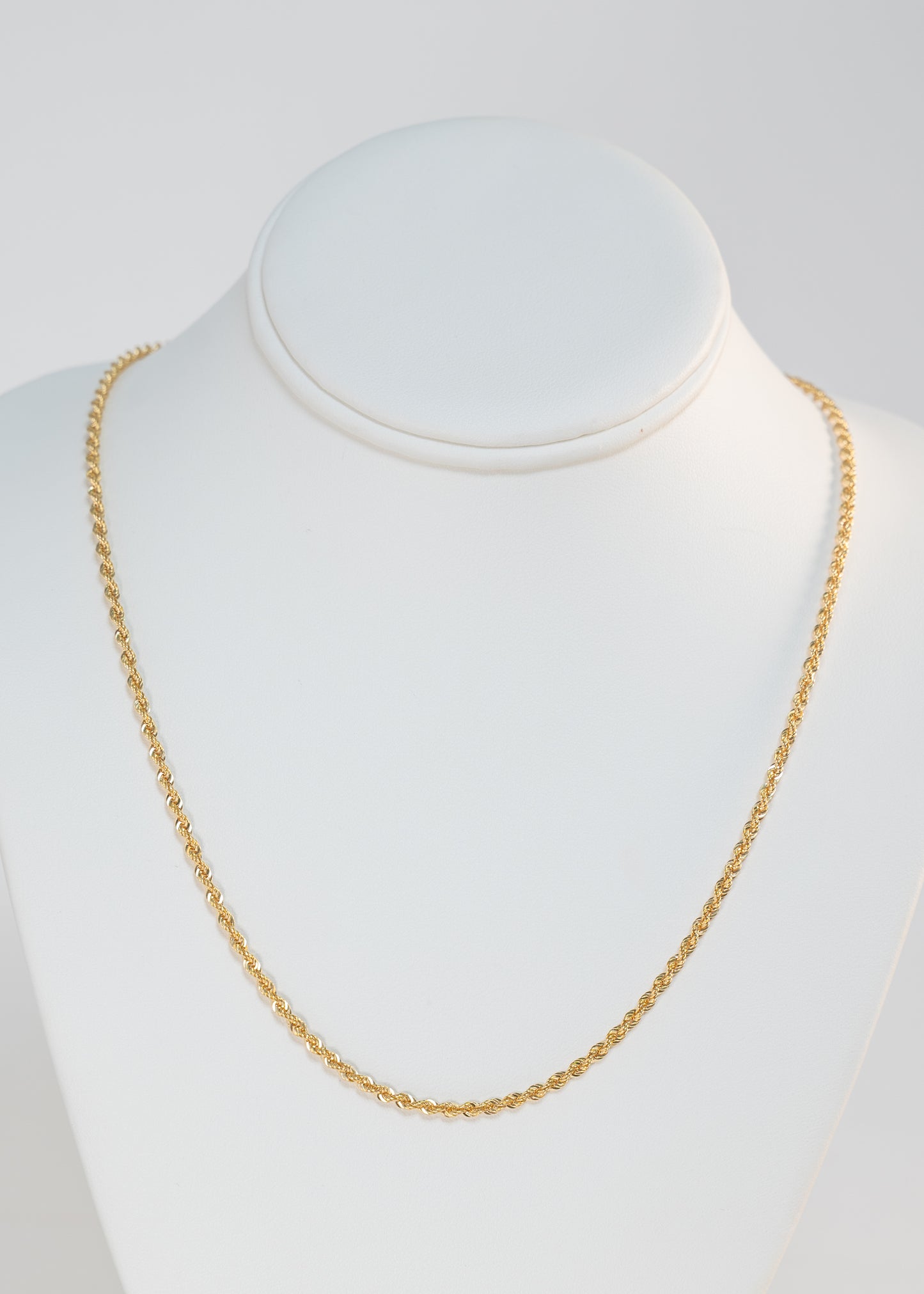 Necklace braided 18 K Gold