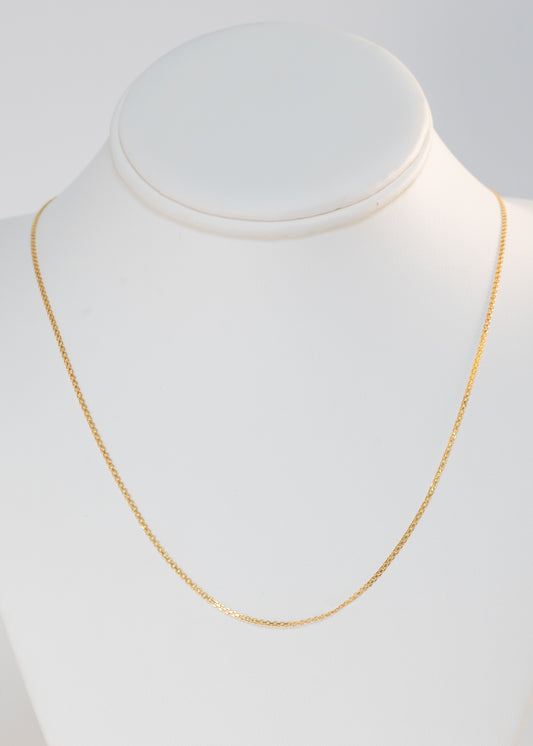 Necklace thin 18 K Gold